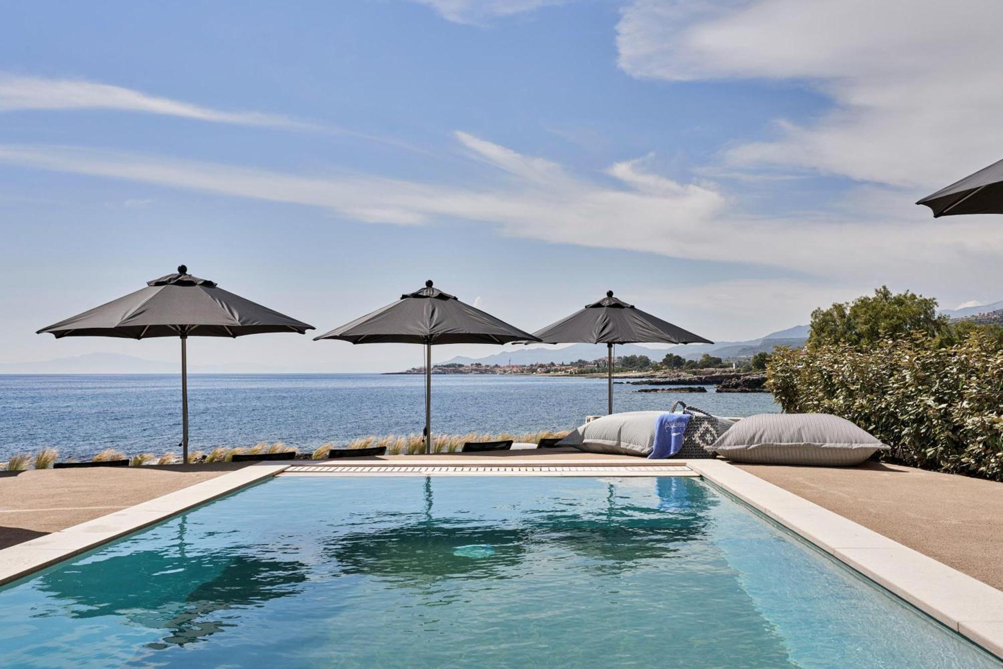 Beachfront Alassa Villas With Private Pools Kotronion  Экстерьер фото